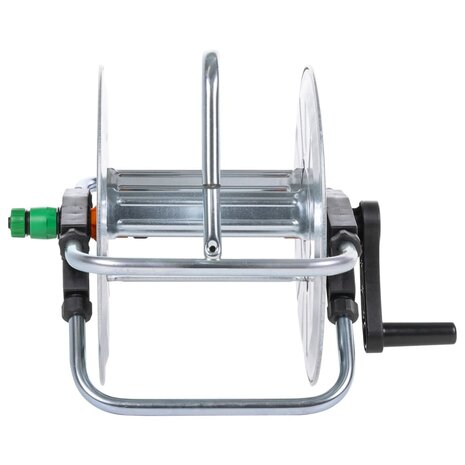 Slanghaspel voor 50 m 1/2" of 35 m 3/4" slang wandmontage staal 5