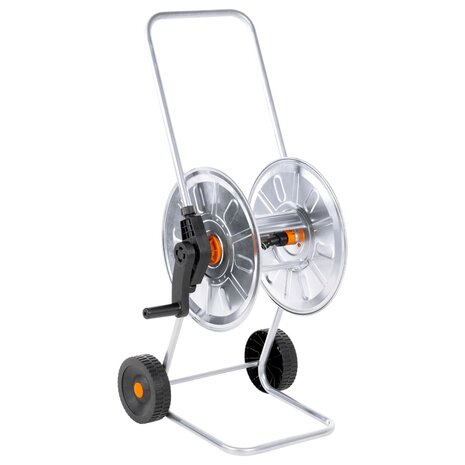 Tuinslangkar voor 50 m 1/2" of 35 m 3/4" slang staal 1
