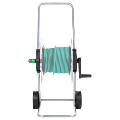 Tuinslangkar voor 50 m 1/2" of 35 m 3/4" slang staal 2