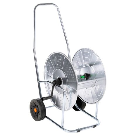 Slanghaspelkar voor 80 m 3/4" slang staal 1