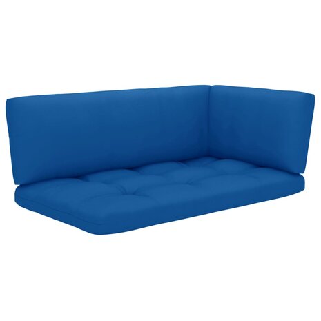 Tweezitsbank pallet met kussens geïmpregneerd grenenhout 3