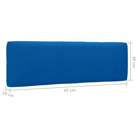Tweezitsbank pallet met kussens geïmpregneerd grenenhout 7