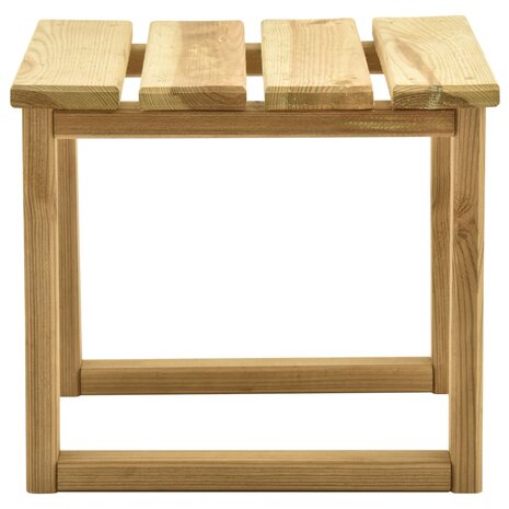 Bijzettafel voor ligbed 30x30x26 cm geïmpregneerd grenenhout 3