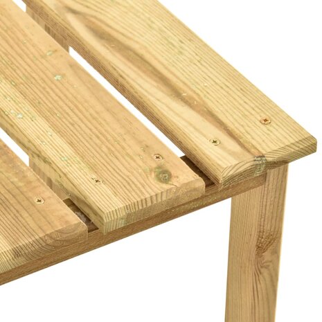 Bijzettafel voor ligbed 30x30x26 cm geïmpregneerd grenenhout 4