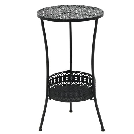 Bistrotafel 40x70 cm metaal zwart 1