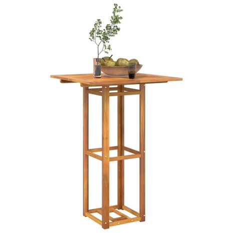 Bistrotafel 75x75x110 cm massief acaciahout 3