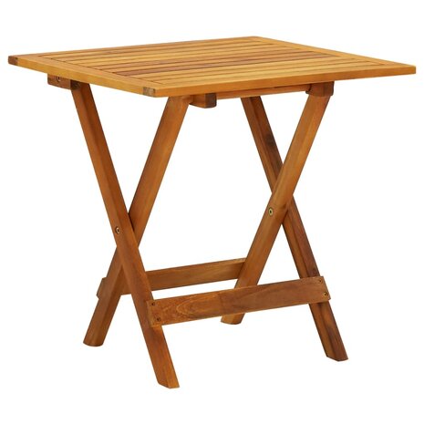 Bistrotafel 46x46x47 cm massief acaciahout  1