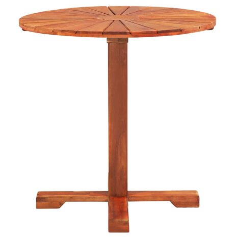 Bistrotafel 70x70 cm massief acaciahout 3