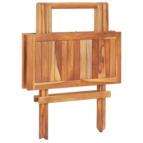 Bistrotafel inklapbaar 60x60x65 cm massief teakhout 4