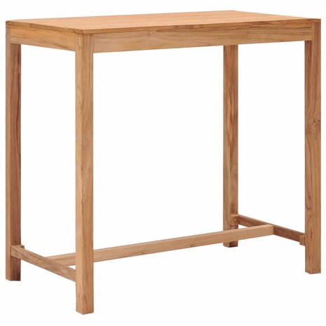 Tuinbartafel 110x60x105 cm massief teakhout 1