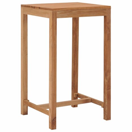 Tuinbartafel 60x60x105 cm massief teakhout 1
