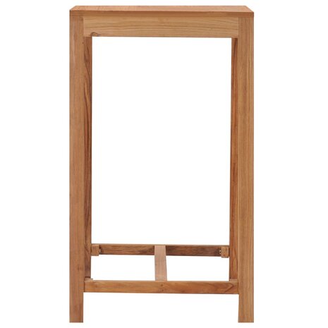 Tuinbartafel 60x60x105 cm massief teakhout 2