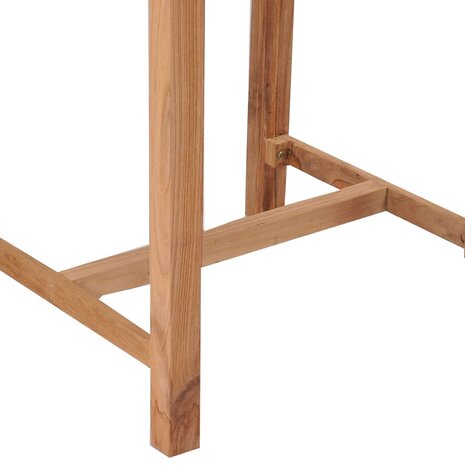 Tuinbartafel 60x60x105 cm massief teakhout 4