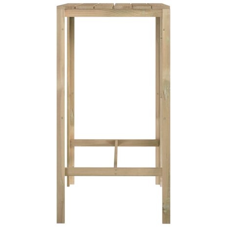 Bartafel 60x60x110 cm geïmpregneerd grenenhout 4