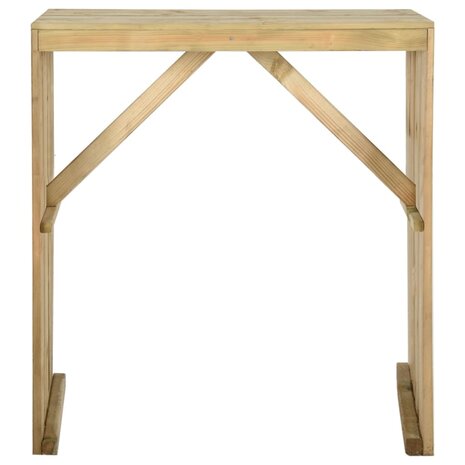 Bartafel 100x60x110 cm geïmpregneerd grenenhout 2