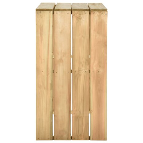 Bartafel 100x60x110 cm geïmpregneerd grenenhout 3