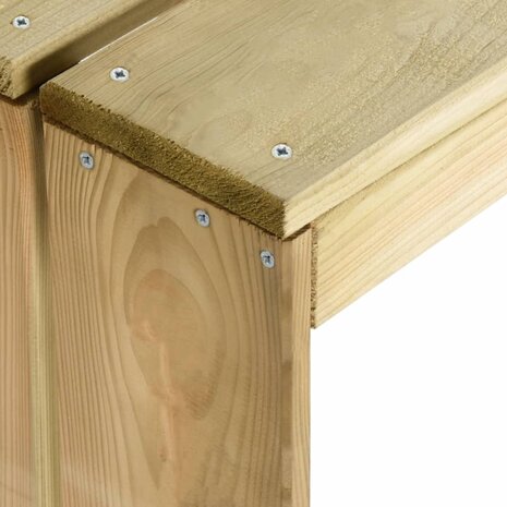 Bartafel 100x60x110 cm geïmpregneerd grenenhout 4