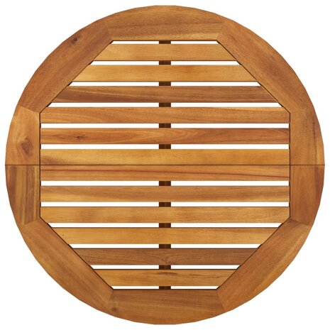 Tuinbartafel Ø 60x105 cm massief acaciahout 4