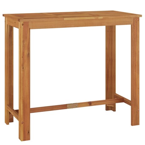 Tuinbartafel 120x60x105 cm massief acaciahout 2