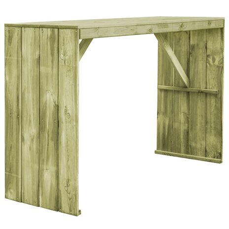 Bartafel 170x60x110 cm geïmpregneerd grenenhout 1