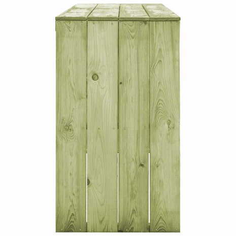 Bartafel 170x60x110 cm geïmpregneerd grenenhout 3