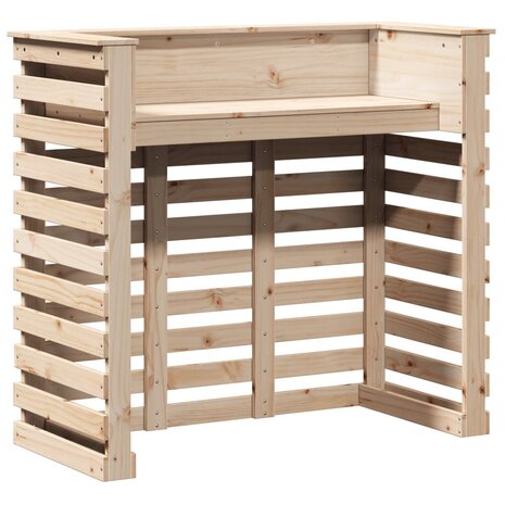 Tuinbartafel 113,5x50x103 cm massief grenenhout 6