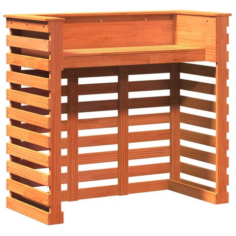 Tuinbartafel wasbruin 113,5x50x103 cm massief grenenhout 6