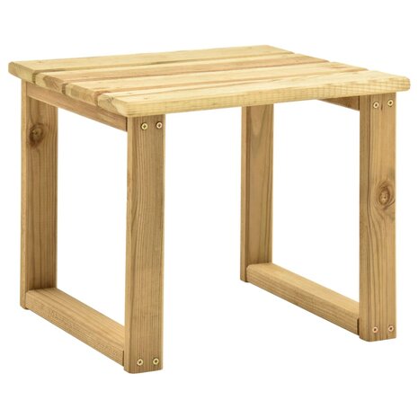 Ligbed met tafel geïmpregneerd grenenhout 6