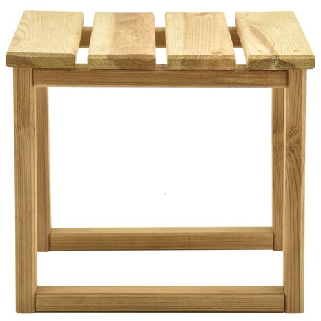 Ligbed met tafel geïmpregneerd grenenhout 8
