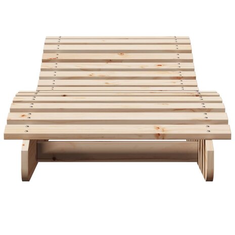 Ligbed 205x60x31,5 cm massief grenenhout 4