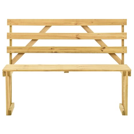 Tuinbank 120 cm geïmpregneerd grenenhout 2