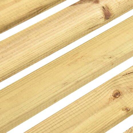 Tuinbank 120 cm geïmpregneerd grenenhout 5