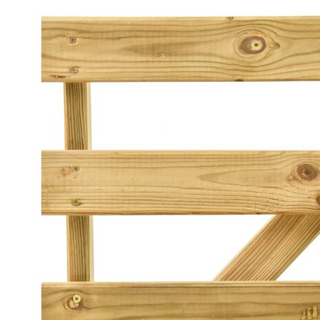 Tuinbank 120 cm geïmpregneerd grenenhout 6