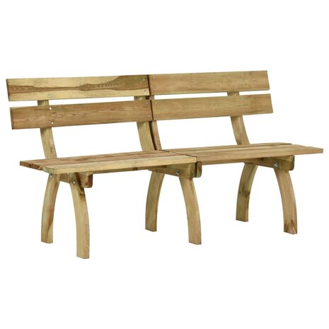 Tuinbank 160 cm geïmpregneerd grenenhout 1