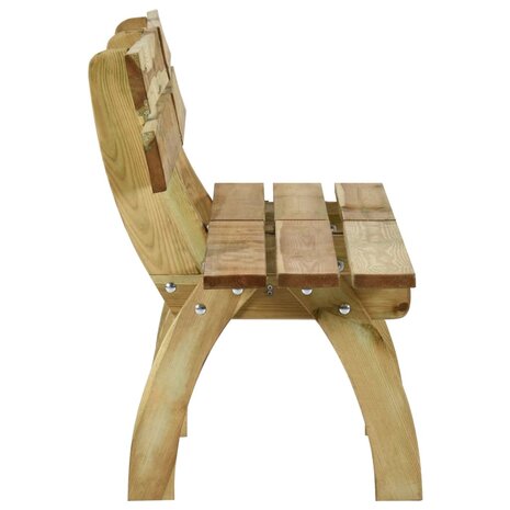 Tuinbank 160 cm geïmpregneerd grenenhout 3