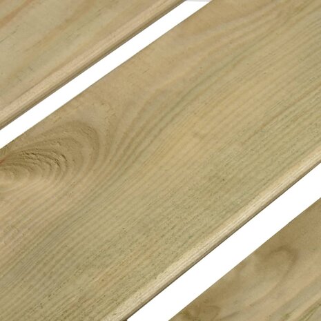 Tuinbank 121 cm geïmpregneerd grenenhout 5