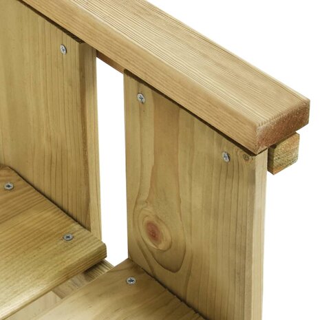 Tuinbank 121 cm geïmpregneerd grenenhout 6
