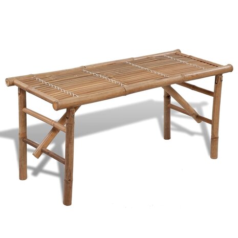 Tuinbank inklapbaar 118 cm bamboe 1