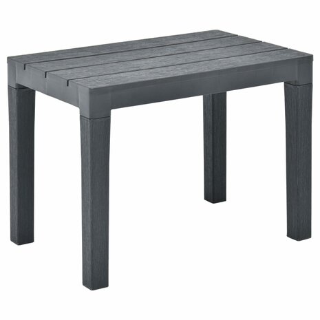 Tuinbanken 2 st kunststof antraciet 2