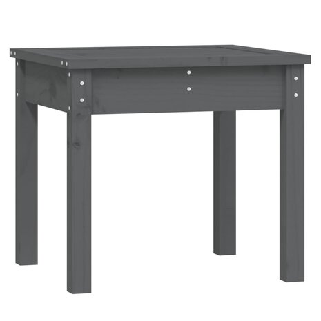 Tuinbank 50x44x45 cm massief grenenhout grijs 2