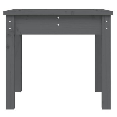 Tuinbank 50x44x45 cm massief grenenhout grijs 4