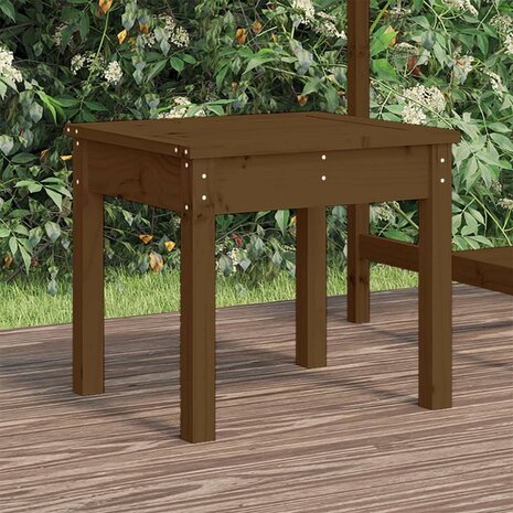 Tuinbank 50x44x45 cm massief grenenhout honingbruin 1