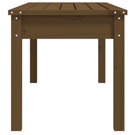 Tuinbank 109x44x45 cm massief grenenhout honingbruin 5