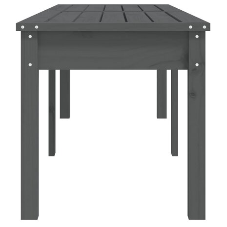 Tuinbank 2-zits 159,5x44x45 cm massief grenenhout grijs 5