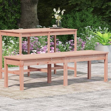 Tuinbank 2-zits 159,5x44x45 cm massief douglashout 3