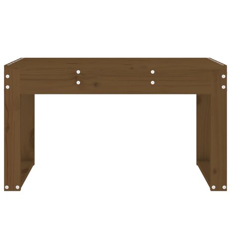 Tuinbank 80x38x45 cm massief grenenhout honingbruin 3