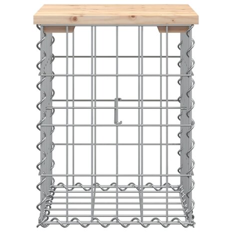 Tuinbank schanskorfontwerp 33x31x42 cm massief grenenhout 3
