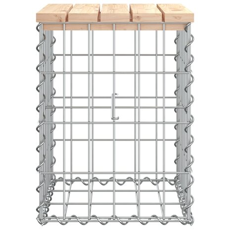 Tuinbank schanskorfontwerp 33x31x42 cm massief grenenhout 4