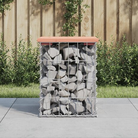 Tuinbank schanskorfontwerp 33x31x42 cm massief douglashout 1