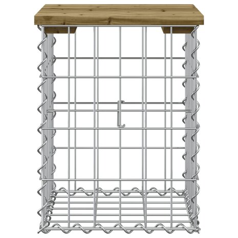 Tuinbank schanskorfontwerp 33x31x42 cm geïmpregneerd grenenhout 3